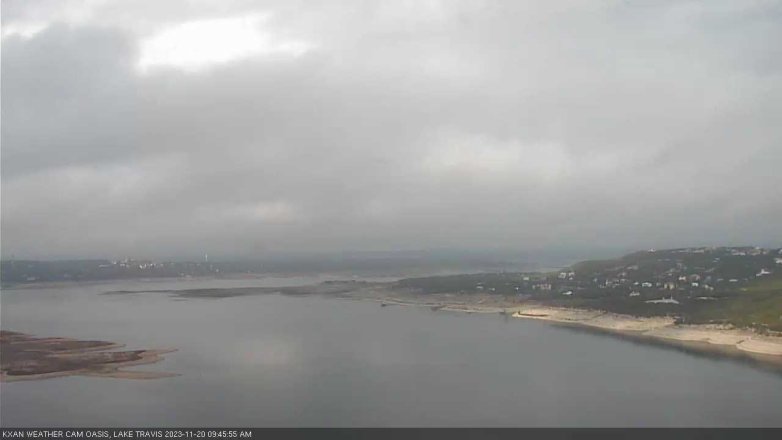 Lake Travis webcam, November 20, 2023 9:45 AM CT
