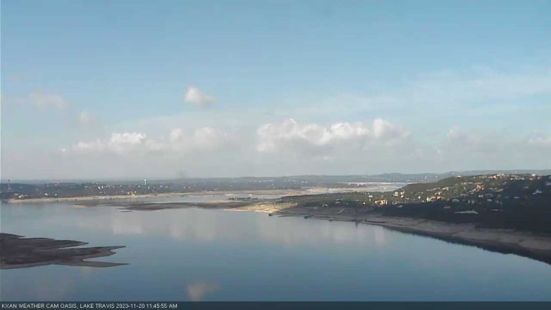 Lake Travis webcam, November 20, 2023 11:45 AM CT