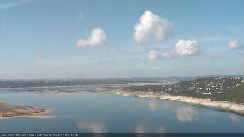 Lake Travis webcam, November 20, 2023 12:25 PM CT