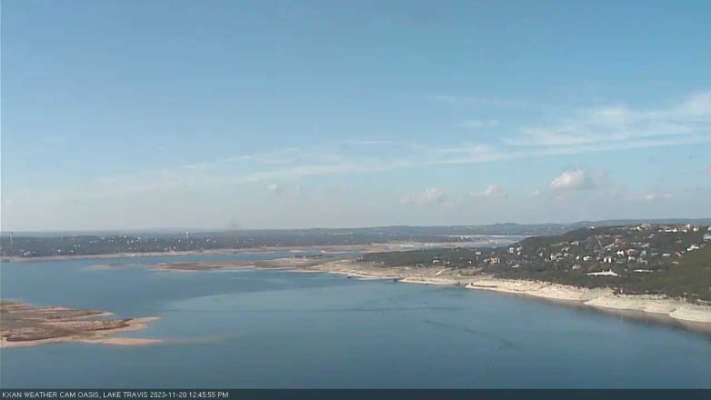 Lake Travis webcam, November 20, 2023 12:45 PM CT