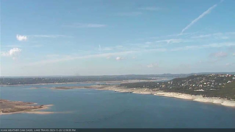 Lake Travis webcam, November 20, 2023 1:00 PM CT
