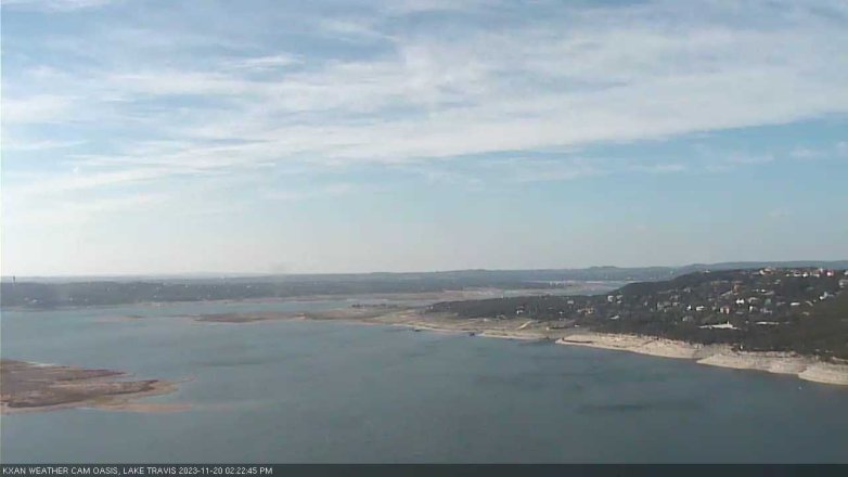 Lake Travis webcam, November 20, 2023 2:25 PM CT