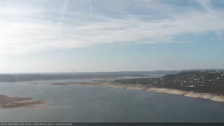 Lake Travis webcam, November 20, 2023 2:45 PM CT