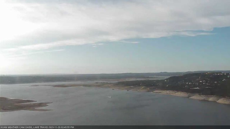 Lake Travis webcam, November 20, 2023 3:45 PM CT