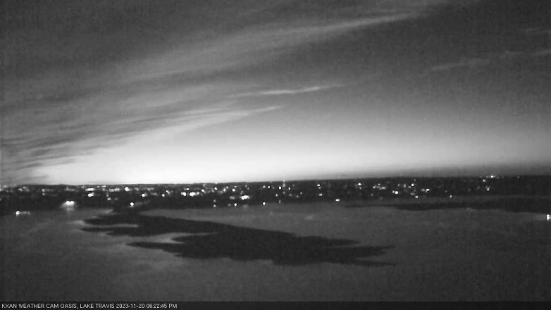 Lake Travis webcam, November 20, 2023 6:25 PM CT