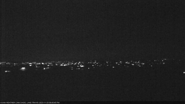 Lake Travis webcam, November 20, 2023 6:45 PM CT