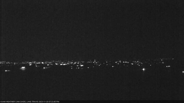 Lake Travis webcam, November 20, 2023 7:25 PM CT
