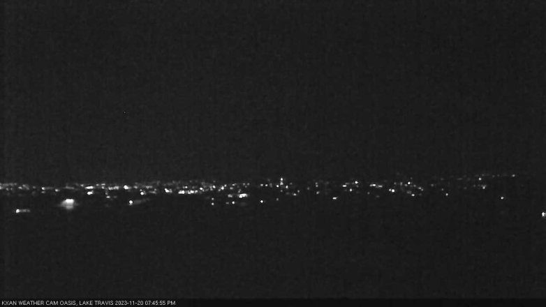 Lake Travis webcam, November 20, 2023 7:45 PM CT