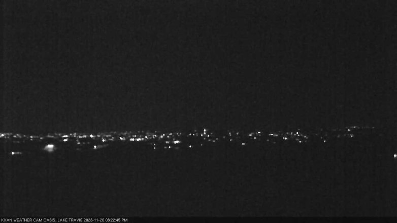 Lake Travis webcam, November 20, 2023 8:25 PM CT