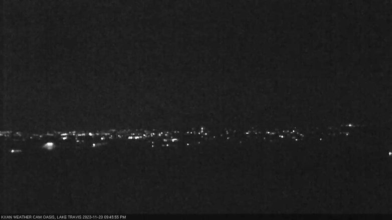 Lake Travis webcam, November 20, 2023 9:45 PM CT
