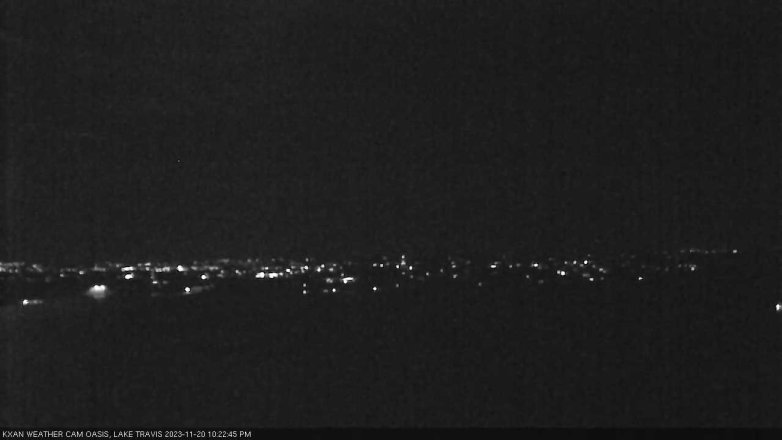 Lake Travis webcam, November 20, 2023 10:25 PM CT