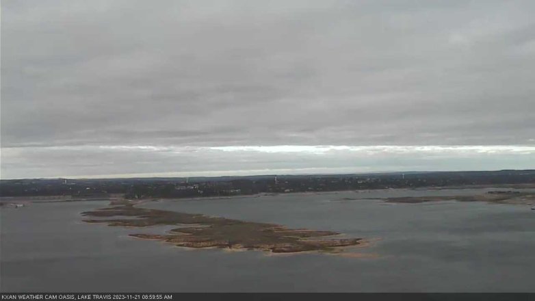Lake Travis webcam, November 21, 2023 9:00 AM CT