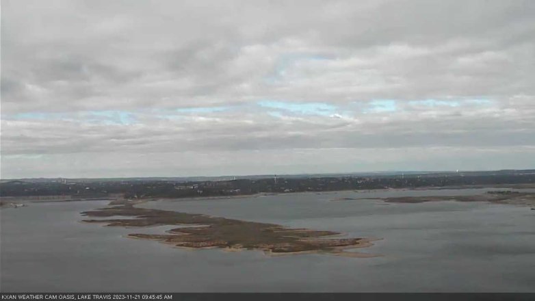 Lake Travis webcam, November 21, 2023 9:45 AM CT