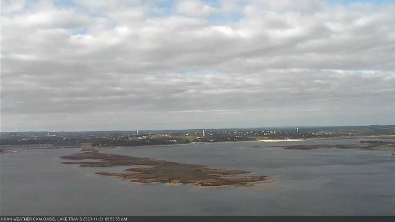 Lake Travis webcam, November 21, 2023 10:00 AM CT