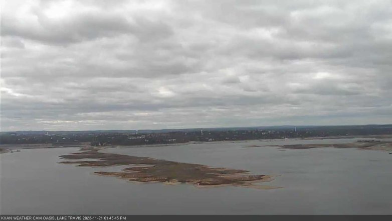 Lake Travis webcam, November 21, 2023 1:45 PM CT