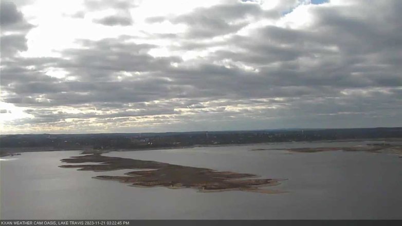 Lake Travis webcam, November 21, 2023 3:25 PM CT