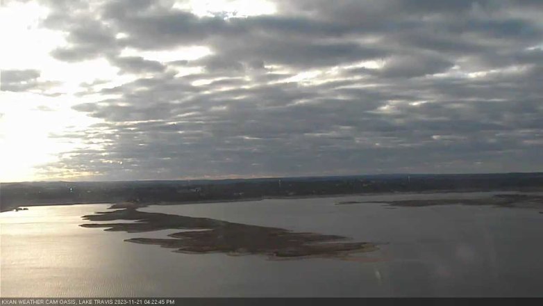 Lake Travis webcam, November 21, 2023 4:25 PM CT