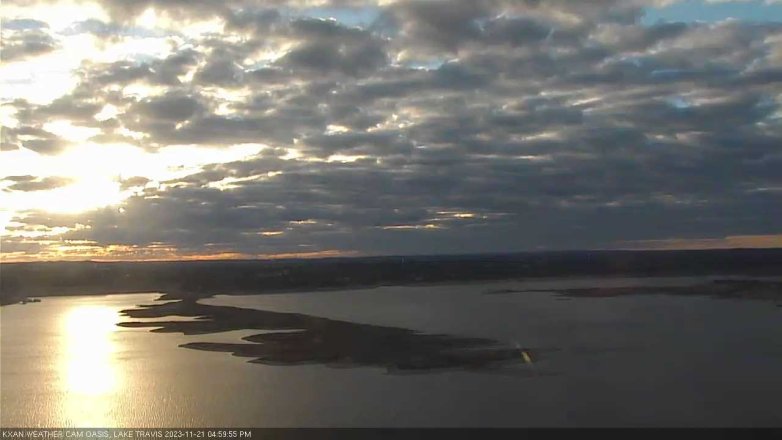 Lake Travis webcam, November 21, 2023 5:00 PM CT