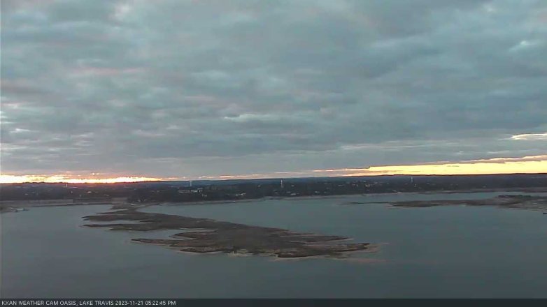 Lake Travis webcam, November 21, 2023 5:25 PM CT