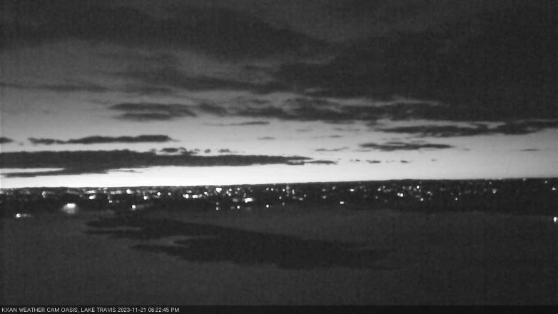 Lake Travis webcam, November 21, 2023 6:25 PM CT