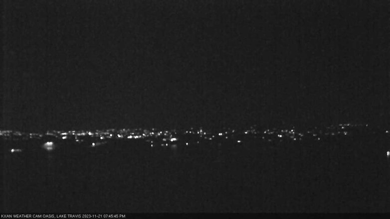 Lake Travis webcam, November 21, 2023 7:45 PM CT