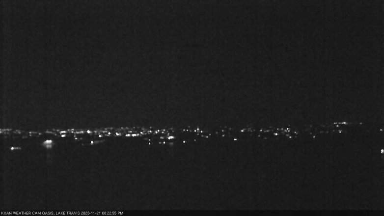 Lake Travis webcam, November 21, 2023 8:25 PM CT