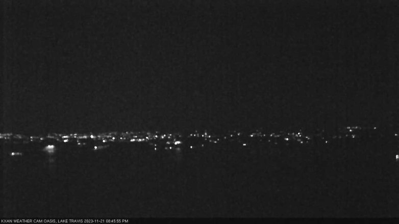 Lake Travis webcam, November 21, 2023 8:45 PM CT