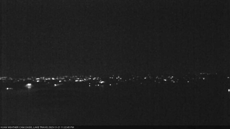 Lake Travis webcam, November 21, 2023 11:25 PM CT