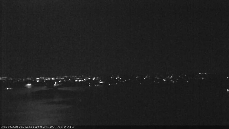 Lake Travis webcam, November 21, 2023 11:45 PM CT