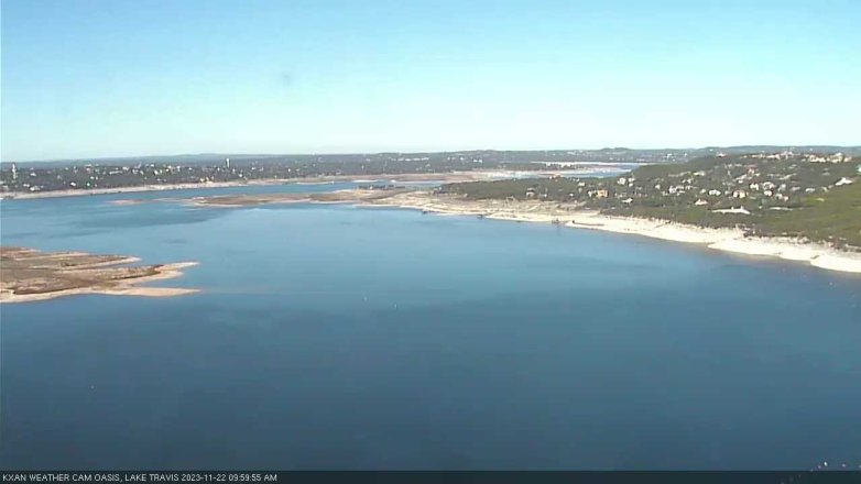 Lake Travis webcam, November 22, 2023 10:00 AM CT