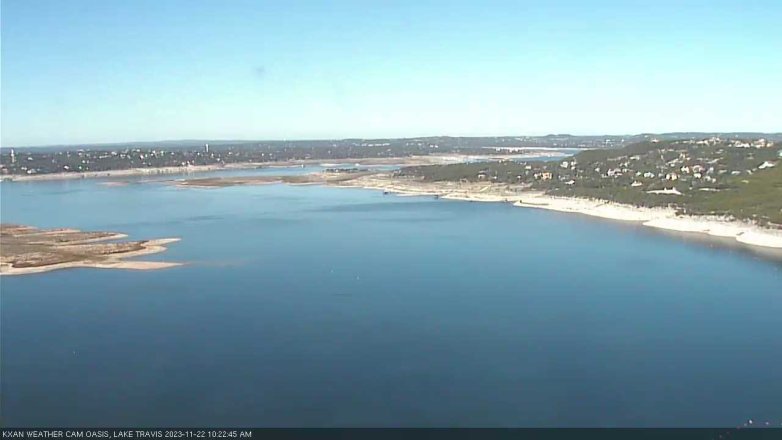 Lake Travis webcam, November 22, 2023 10:25 AM CT