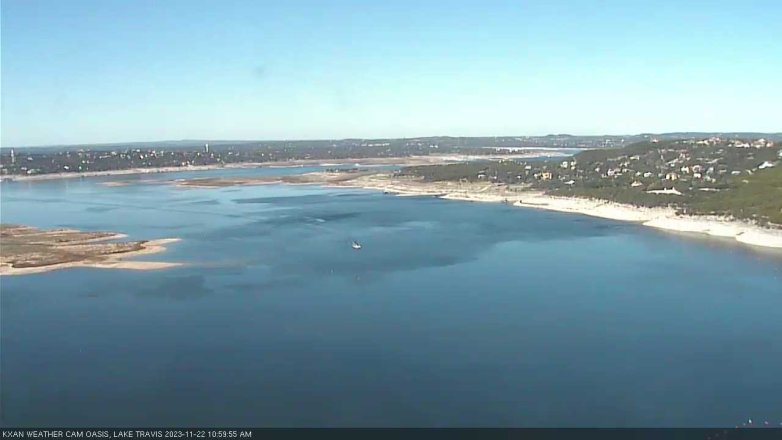 Lake Travis webcam, November 22, 2023 11:00 AM CT