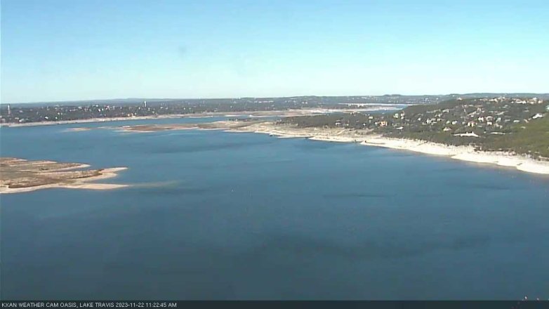 Lake Travis webcam, November 22, 2023 11:25 AM CT