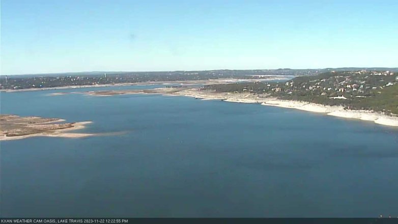 Lake Travis webcam, November 22, 2023 12:25 PM CT