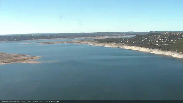 Lake Travis webcam, November 22, 2023 2:00 PM CT