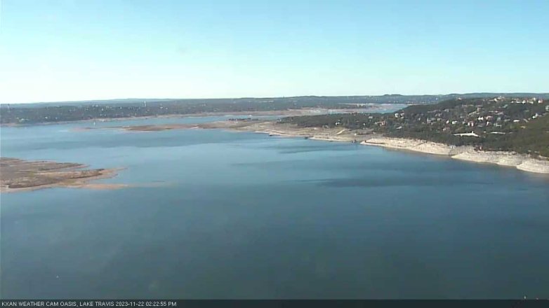 Lake Travis webcam, November 22, 2023 2:25 PM CT