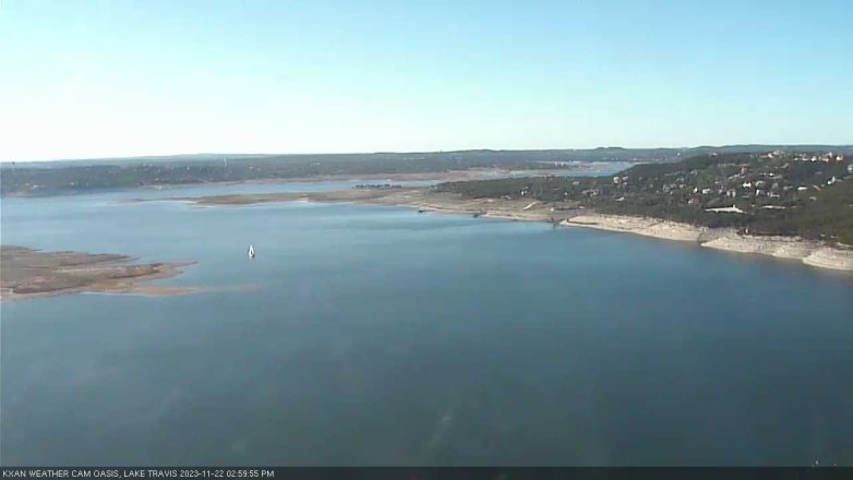 Lake Travis webcam, November 22, 2023 3:00 PM CT