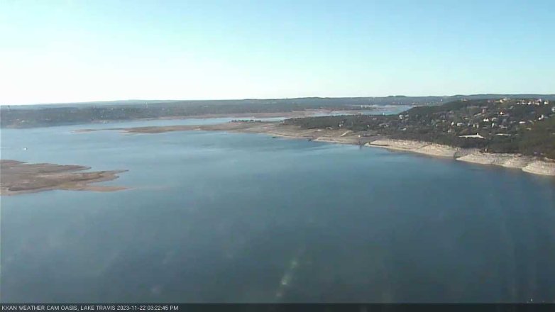 Lake Travis webcam, November 22, 2023 3:25 PM CT