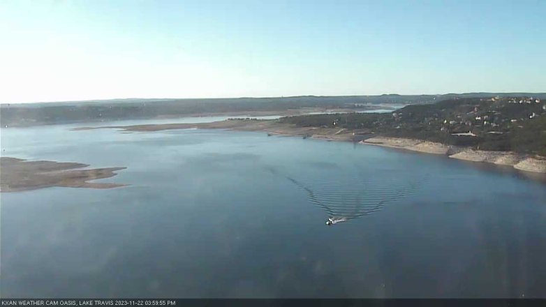 Lake Travis webcam, November 22, 2023 4:00 PM CT