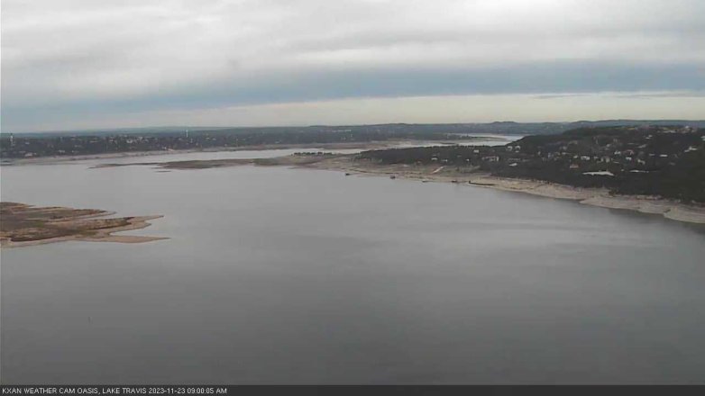 Lake Travis webcam, November 23, 2023 9:00 AM CT