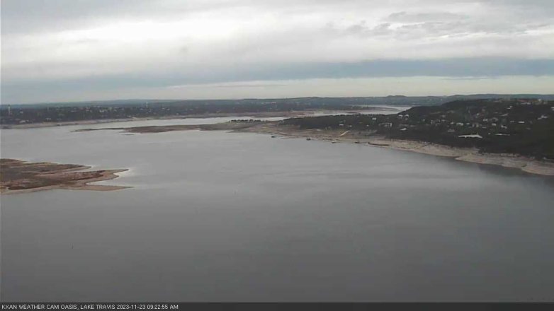 Lake Travis webcam, November 23, 2023 9:25 AM CT
