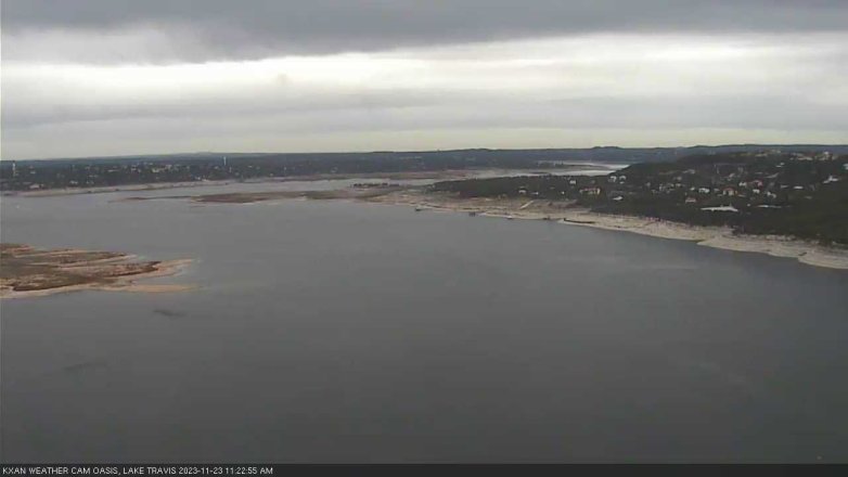 Lake Travis webcam, November 23, 2023 11:25 AM CT