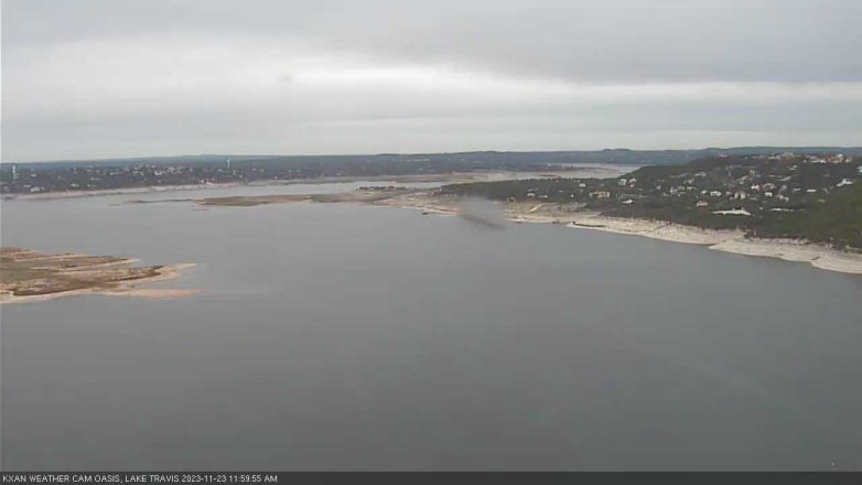 Lake Travis webcam, November 23, 2023 12:00 PM CT