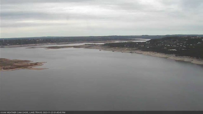 Lake Travis webcam, November 23, 2023 1:45 PM CT