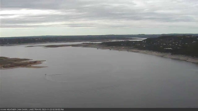 Lake Travis webcam, November 23, 2023 3:00 PM CT