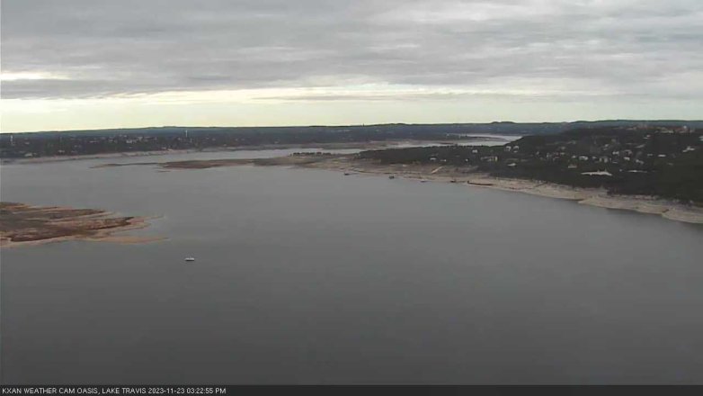 Lake Travis webcam, November 23, 2023 3:25 PM CT