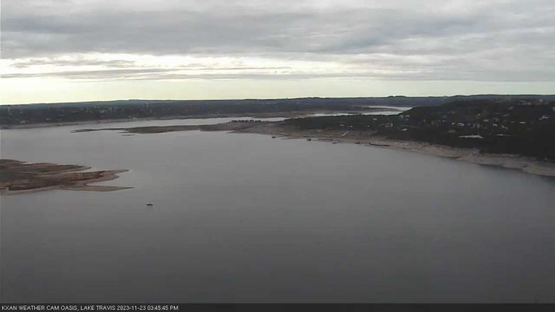Lake Travis webcam, November 23, 2023 3:45 PM CT
