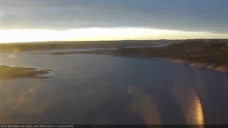 Lake Travis webcam, November 23, 2023 5:25 PM CT