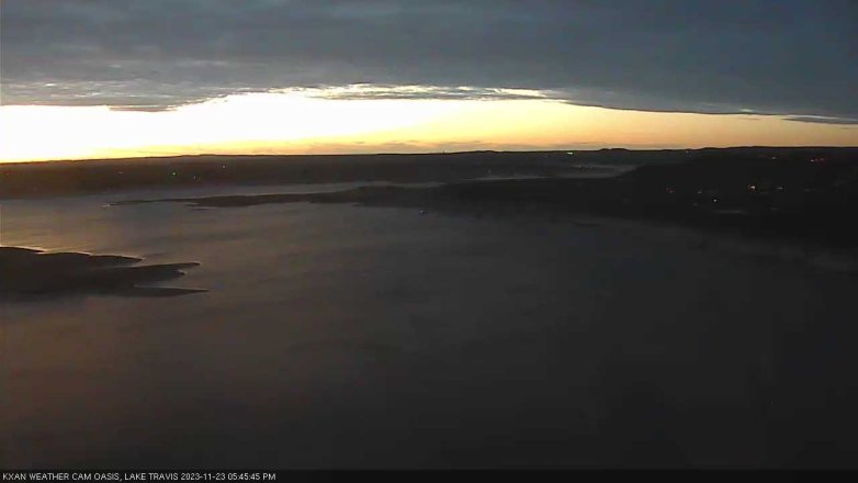 Lake Travis webcam, November 23, 2023 5:45 PM CT