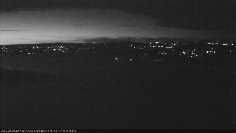 Lake Travis webcam, November 23, 2023 6:25 PM CT